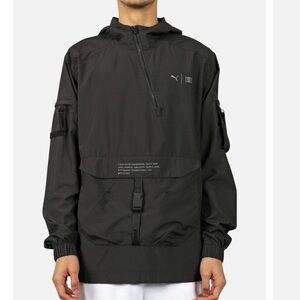 Puma x Training First Mile Utility Noir/Black Hooded Jacket 520155 Size‎ Small